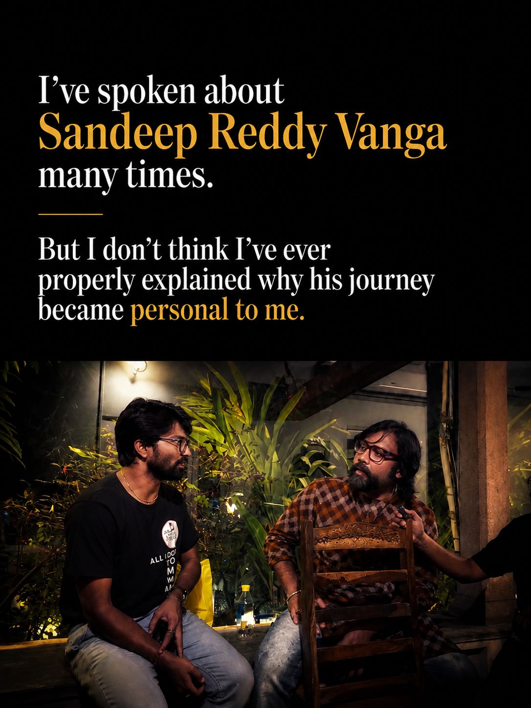 Conviction, and What Sandeep Reddy Vanga Taught Me